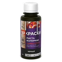 Паста колерная универсальная черный, бутылка 0,1 л
